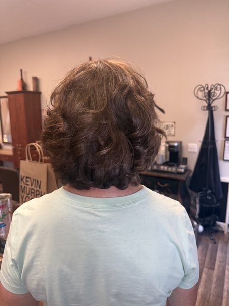 A finished look at Studio 1 Hair Salon in Downtown Murrieta