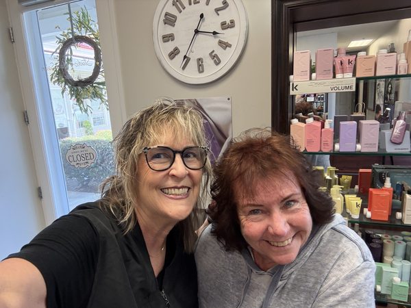 A finished look at Studio 1 Hair Salon in Downtown Murrieta
