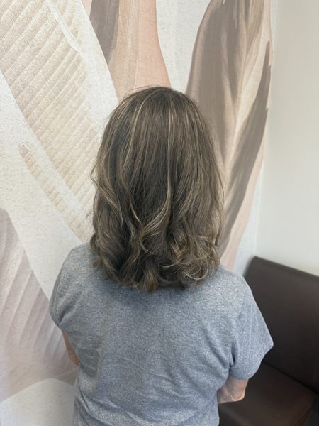 A finished look at Studio 1 Hair Salon in Downtown Murrieta