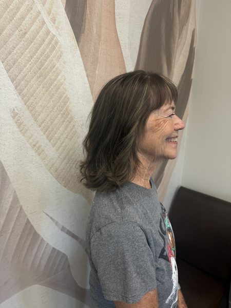 A finished look at Studio 1 Hair Salon in Downtown Murrieta